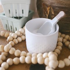 Farmhouse Kitchen Scoop Spoons Set of 2