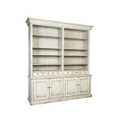 Farmhouse Manor Bookcase Cabinet