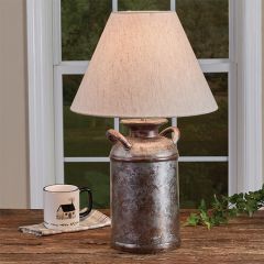Farmhouse Milk Can Table Lamp