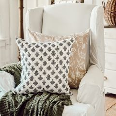 Farmhouse Mini Damask Pattern Pillow Cover