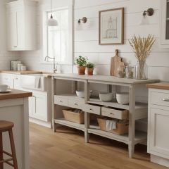 Farmhouse Pastry Display Island