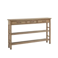 Farmhouse Reclaimed Elm Wood Console Table