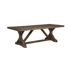 Farmhouse Trestle Dining Table
