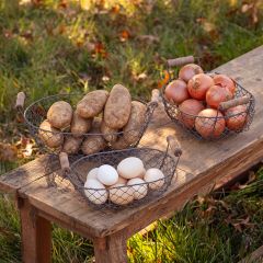Farmhouse Wire Basket Set of 3