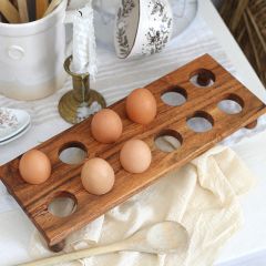 Farmhouse Wooden Egg Stand