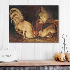 Farmyard Fowls Canvas Wall Art