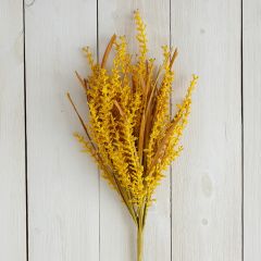 Faux Autumn Goldenrod Bush Stem
