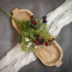 Faux Blackberry and Raspberry Bush