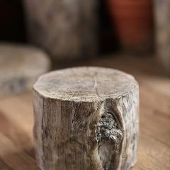 Faux Bois Cement Tree Trunk Riser