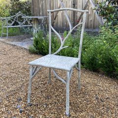 Faux Bois Dining Chair
