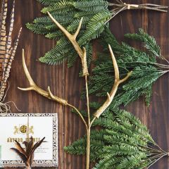 Faux Deer Antler Spray