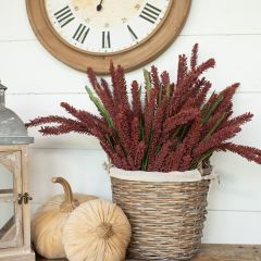 Faux Fall Heather Shrub Stem