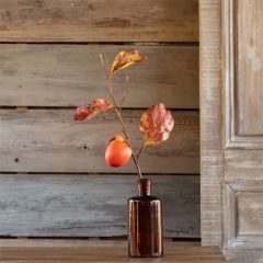 Faux Fall Persimmon Stem