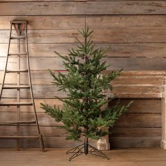 Faux Fir Pre Lit Christmas Tree 7.5 Foot