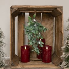 Faux Hanging Mistletoe