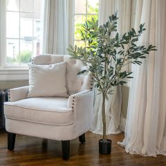 Faux Potted Olive Tree