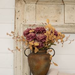 Faux Purple Peony Floral Stem Set of 6
