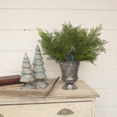 Faux Red Cedar Greenery Pick