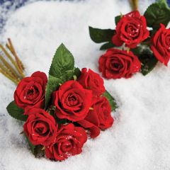 Faux Rose 6 Stem Bundle