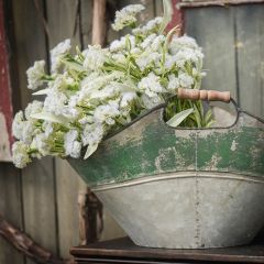 Faux White Dandelion Bush