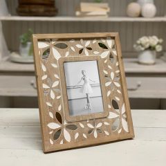 Flower Print Photo Frame