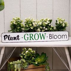 Plant Grow Bloom Garden Sign