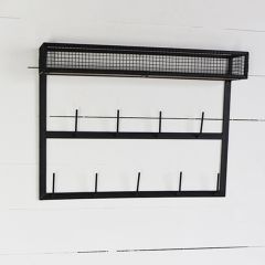 Dark Tin Coffee Station Rack