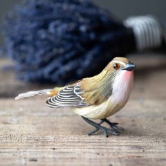 Feathered Bird Figurine, Set of 3