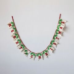 Felt Merry Christmas Banner