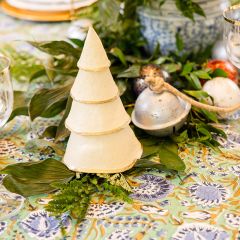 Festive Accents Paper Mache Christmas Tree Figurine