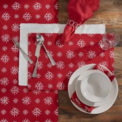 Festive Farmhouse Snowflake Placemat Set of 4