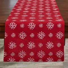 Festive Farmhouse Snowflake Table Runner