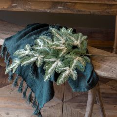 Festive Frosted Faux Blue Spruce Branch
