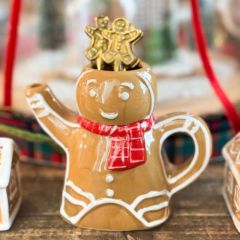 Festive Gingerbread Serveware Collection Creamer