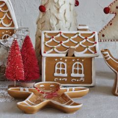Festive Gingerbread Serveware Collection Sugar Pot w/Spoon