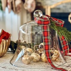 Festive Gold Mercury Glass Garland