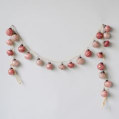 Festive Mercury Glass Ornaments on String