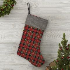 Festive Plaid Stocking