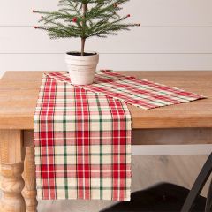 Festive Plaid Table Runner