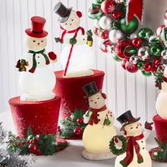 Festive Red Decorative Top Hat