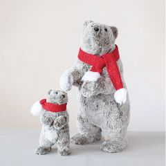 Festive Standing Bear Figure 11 Inch