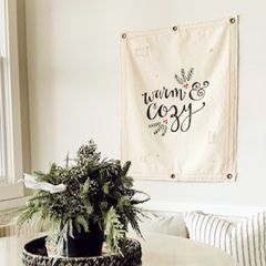 Warm and Cozy Canvas Wall Decor