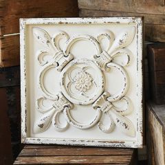 Square Fleur de Lis Decor