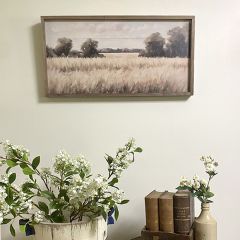 Field Landscape Art Framed Wall Decor