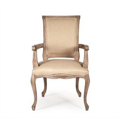 Finely Framed Upholstered Dining Chair