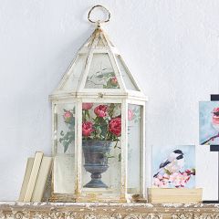 Fir Wood Half Lantern