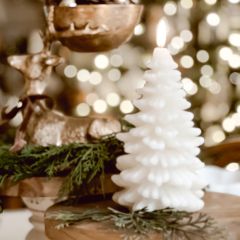 Flameless Christmas Tree Candle