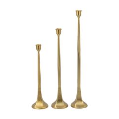 Flared Base Candle Holder Set of 3