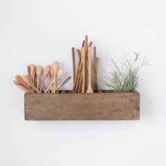Floating Wood Wall Console