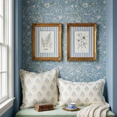 Floral Block Print Pattern Pillow Cover